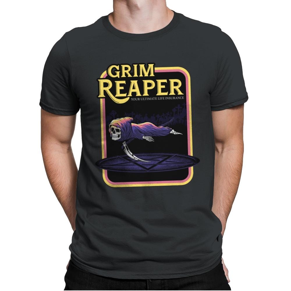 The Reaper - Mens Premium T-Shirts RIPT Apparel Small / Heavy Metal