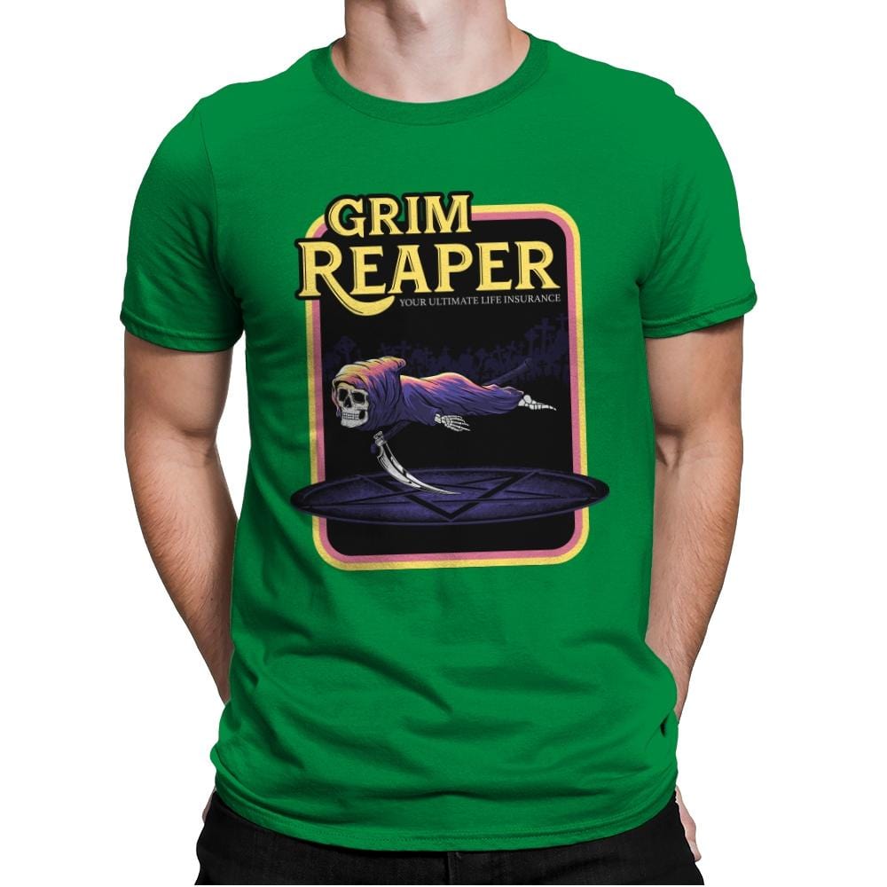 The Reaper - Mens Premium T-Shirts RIPT Apparel Small / Kelly