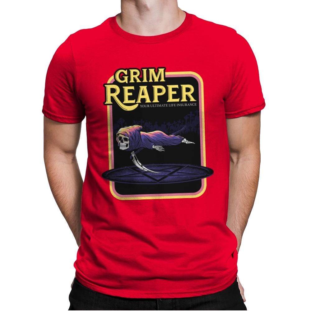 The Reaper - Mens Premium T-Shirts RIPT Apparel Small / Red