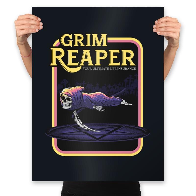 The Reaper - Prints Posters RIPT Apparel 18x24 / Black