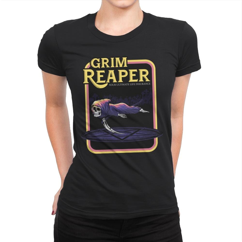 The Reaper - Womens Premium T-Shirts RIPT Apparel Small / Black