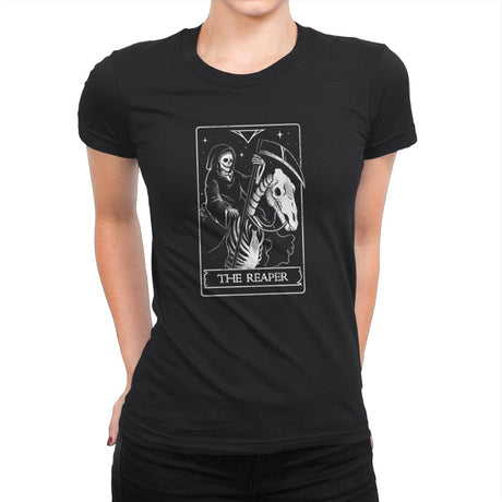 The Reaper - Womens Premium T-Shirts RIPT Apparel Small / Black
