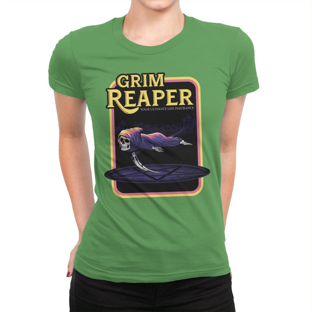 The Reaper - Womens Premium T-Shirts RIPT Apparel Small / Kelly