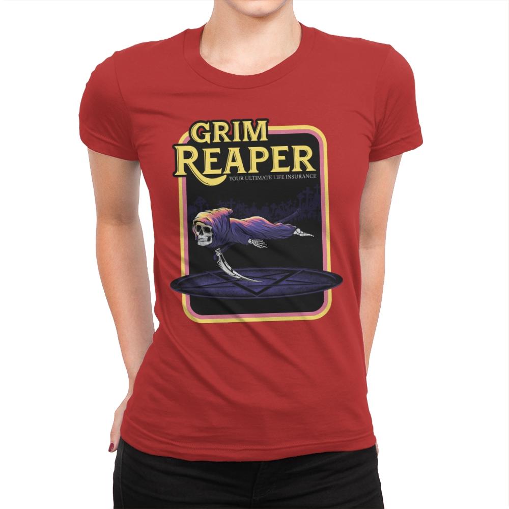 The Reaper - Womens Premium T-Shirts RIPT Apparel Small / Red