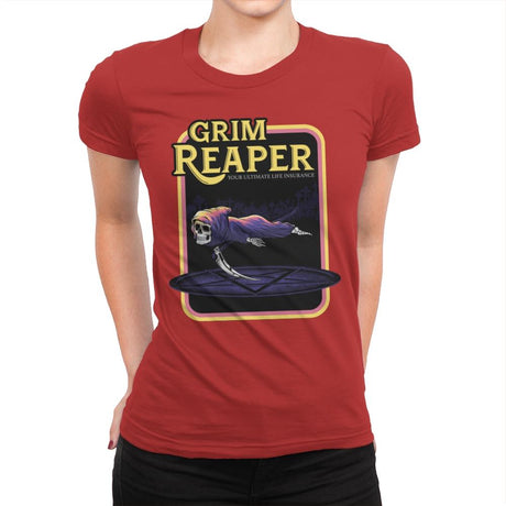 The Reaper - Womens Premium T-Shirts RIPT Apparel Small / Red