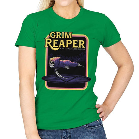 The Reaper - Womens T-Shirts RIPT Apparel Small / Irish Green