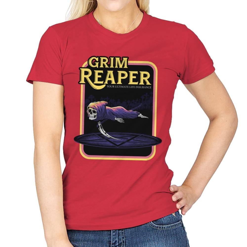 The Reaper - Womens T-Shirts RIPT Apparel Small / Red