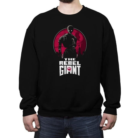 The Rebel Giant - Crew Neck Sweatshirt Crew Neck Sweatshirt RIPT Apparel Small / Black