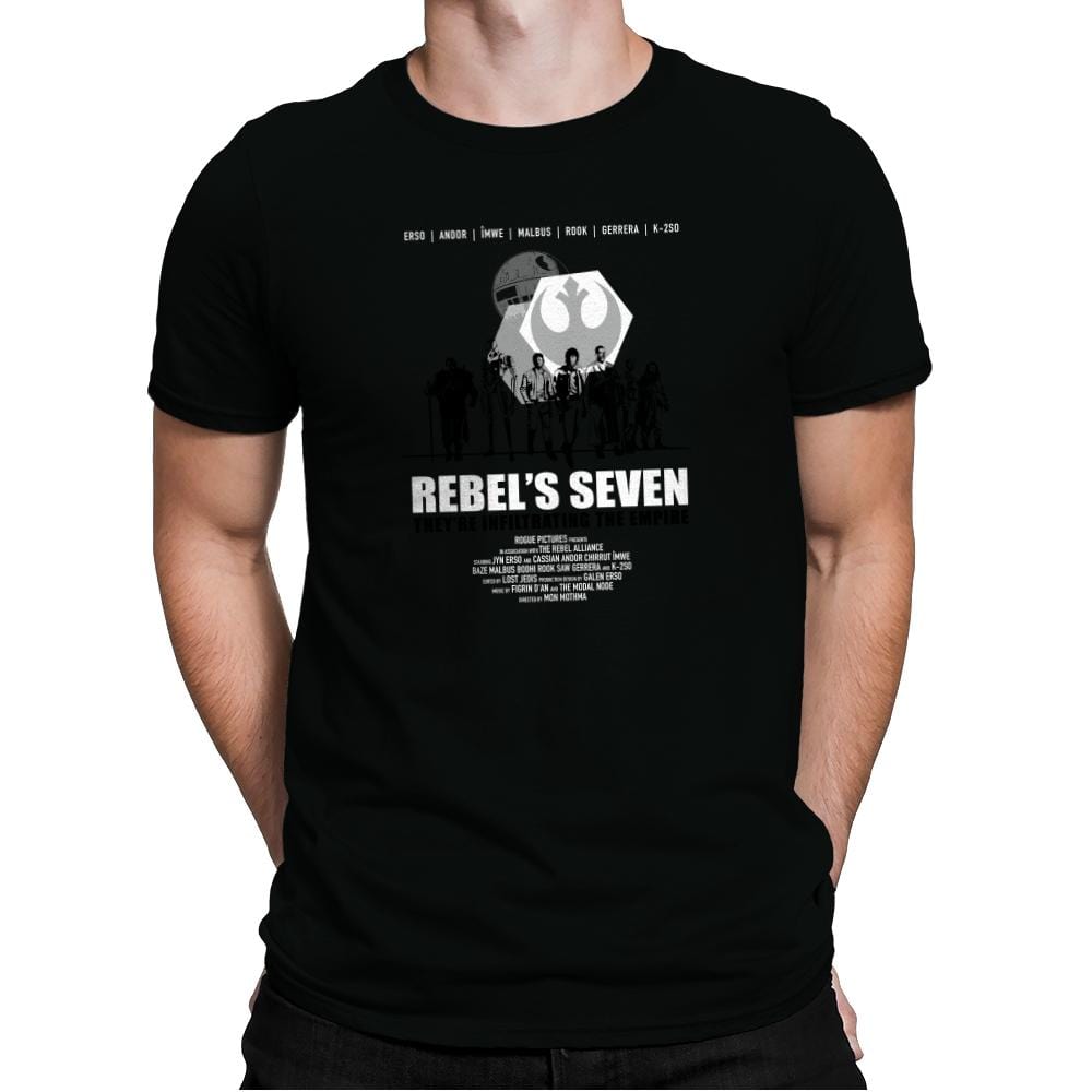 The Rebel's Seven Exclusive - Mens Premium T-Shirts RIPT Apparel Small / Black
