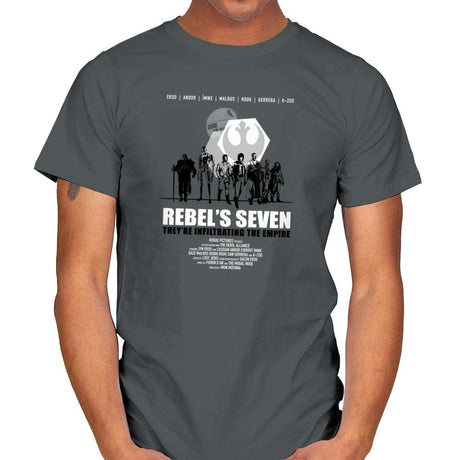 The Rebel's Seven Exclusive - Mens T-Shirts RIPT Apparel Small / Charcoal