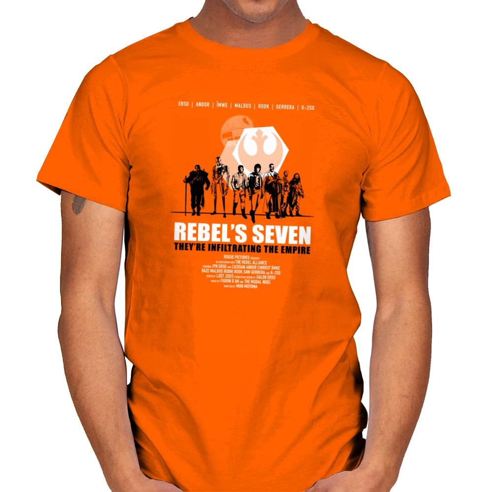 The Rebel's Seven Exclusive - Mens T-Shirts RIPT Apparel Small / Orange