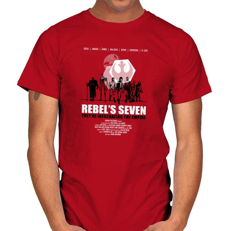 The Rebel's Seven Exclusive - Mens T-Shirts RIPT Apparel Small / Red