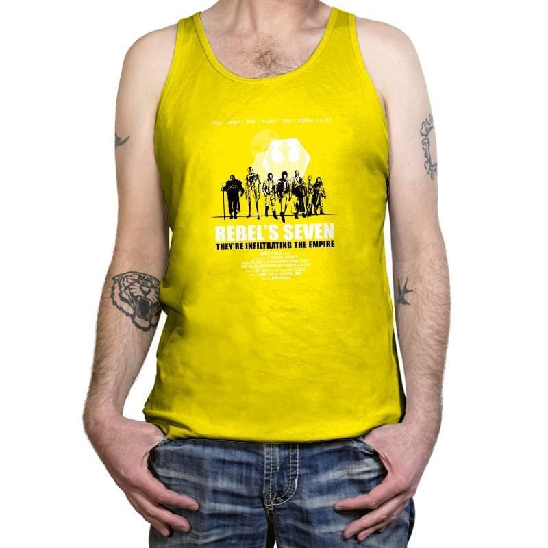 The Rebel's Seven Exclusive - Tanktop Tanktop RIPT Apparel X-Small / Neon Yellow