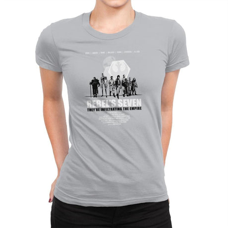 The Rebel's Seven Exclusive - Womens Premium T-Shirts RIPT Apparel Small / Silver