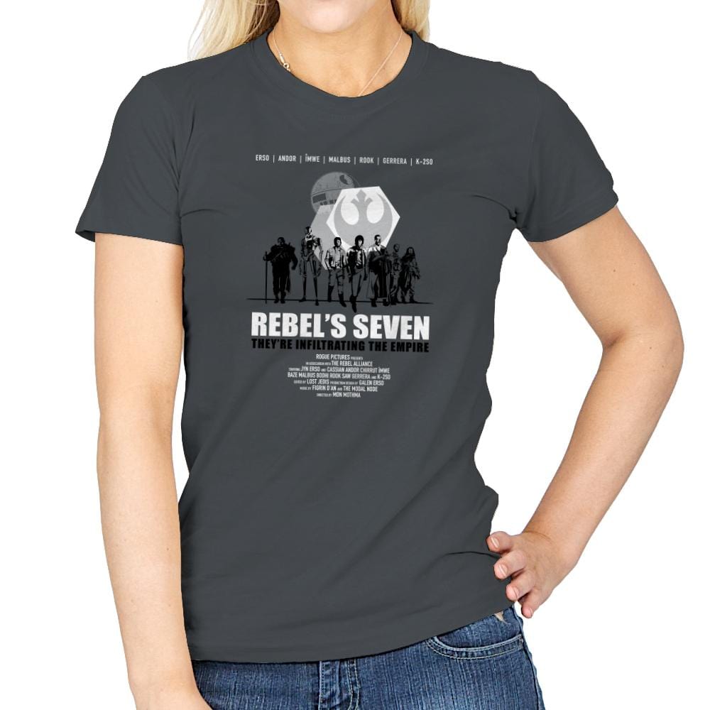 The Rebel's Seven Exclusive - Womens T-Shirts RIPT Apparel Small / Charcoal