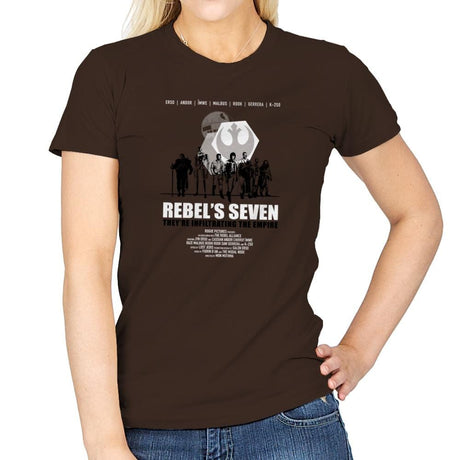 The Rebel's Seven Exclusive - Womens T-Shirts RIPT Apparel Small / Dark Chocolate