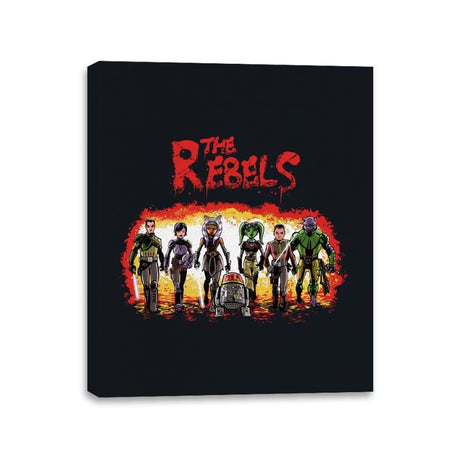 The Rebels - Canvas Wraps Canvas Wraps RIPT Apparel 11x14 / Black