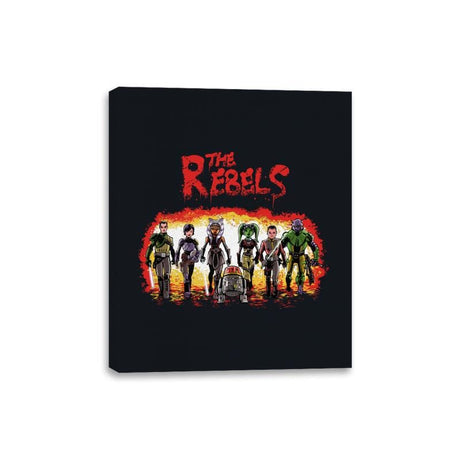 The Rebels - Canvas Wraps Canvas Wraps RIPT Apparel 8x10 / Black