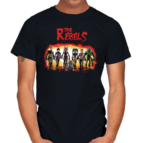 The Rebels - Mens T-Shirts RIPT Apparel Small / Black