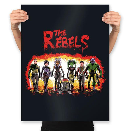 The Rebels - Prints Posters RIPT Apparel 18x24 / Black