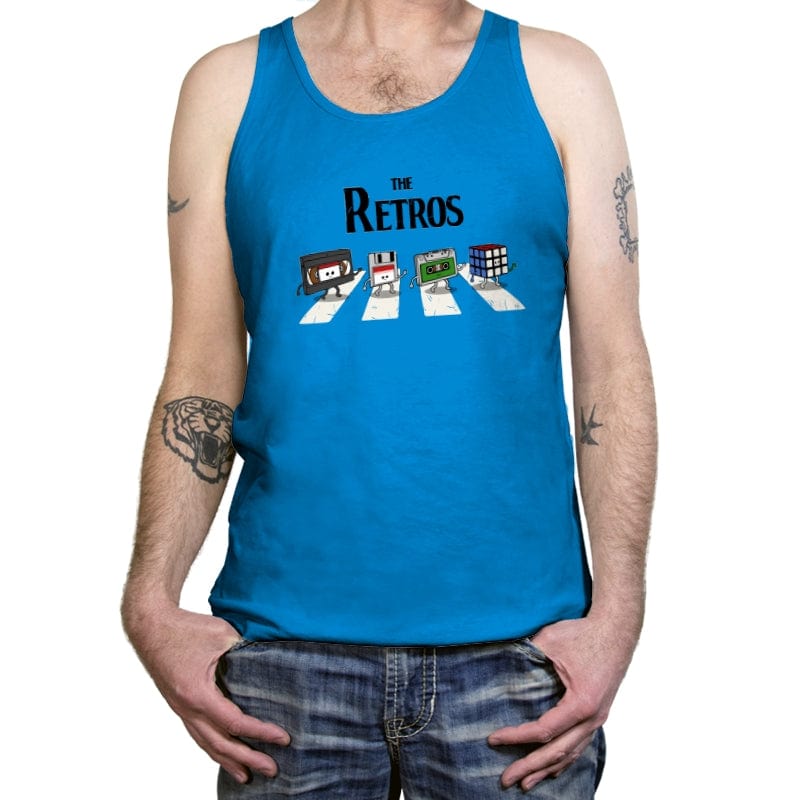 The Retro - Tanktop Tanktop RIPT Apparel X-Small / Teal