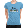 The Retro - Womens Premium T-Shirts RIPT Apparel Small / Turquoise