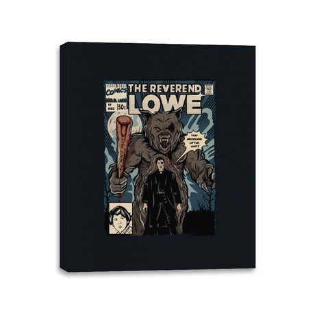 The Reverend Lowe - Canvas Wraps Canvas Wraps RIPT Apparel 11x14 / Black