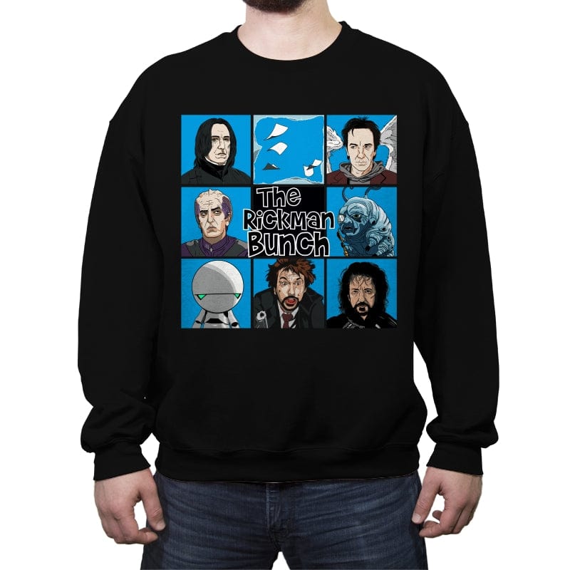 The Rickman Bunch - Crew Neck Sweatshirt Crew Neck Sweatshirt RIPT Apparel Small / Black