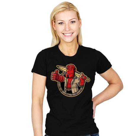 The Right Hand of Approval - Womens T-Shirts RIPT Apparel Small / Black