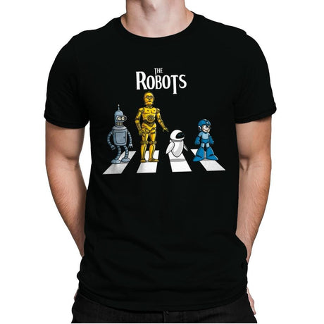 The Robots - Mens Premium T-Shirts RIPT Apparel Small / Black