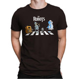 The Robots - Mens Premium T-Shirts RIPT Apparel Small / Dark Chocolate