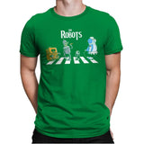 The Robots - Mens Premium T-Shirts RIPT Apparel Small / Kelly Green