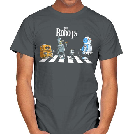 The Robots - Mens T-Shirts RIPT Apparel Small / Charcoal