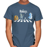 The Robots - Mens T-Shirts RIPT Apparel Small / Indigo Blue