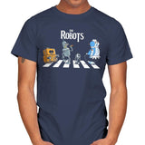 The Robots - Mens T-Shirts RIPT Apparel Small / Navy