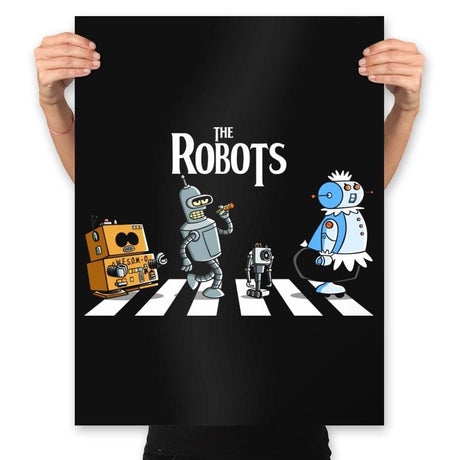 The Robots - Prints Posters RIPT Apparel 18x24 / Black