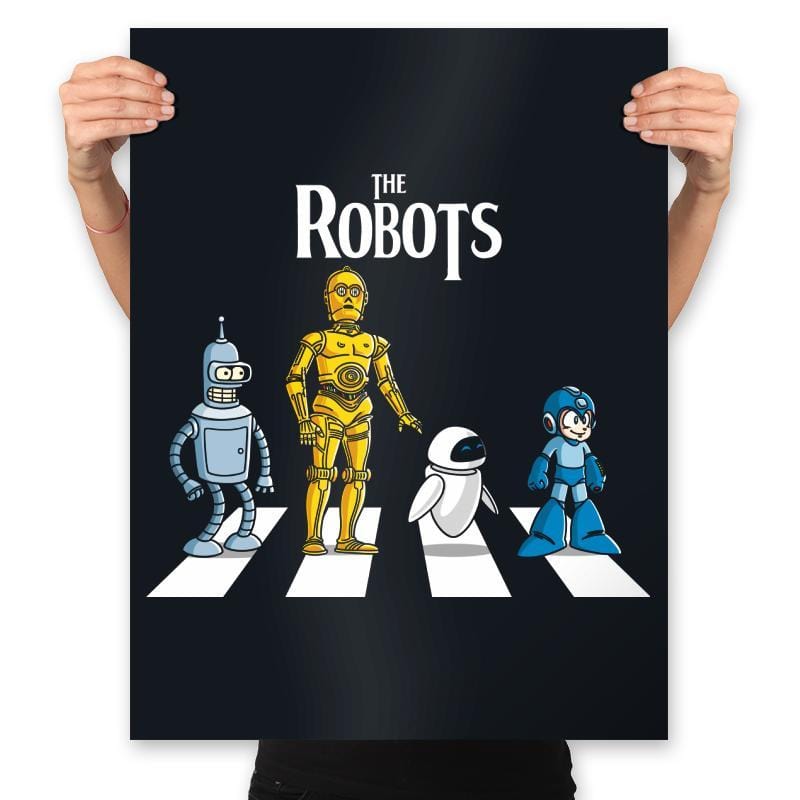 The Robots - Prints Posters RIPT Apparel 18x24 / Black