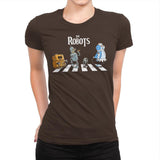 The Robots - Womens Premium T-Shirts RIPT Apparel Small / Dark Chocolate