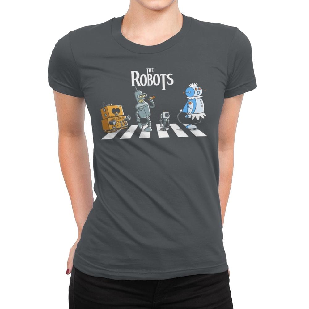The Robots - Womens Premium T-Shirts RIPT Apparel Small / Heavy Metal