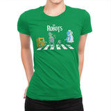 The Robots - Womens Premium T-Shirts RIPT Apparel Small / Kelly Green