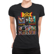 The Rock World Tour - Womens Premium T-Shirts RIPT Apparel Small / Black