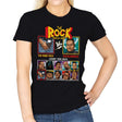 The Rock World Tour - Womens T-Shirts RIPT Apparel Small / Black