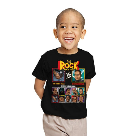 The Rock World Tour - Youth T-Shirts RIPT Apparel X-small / Black