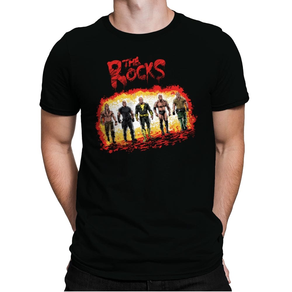 The Rocks - Mens Premium T-Shirts RIPT Apparel Small / Black
