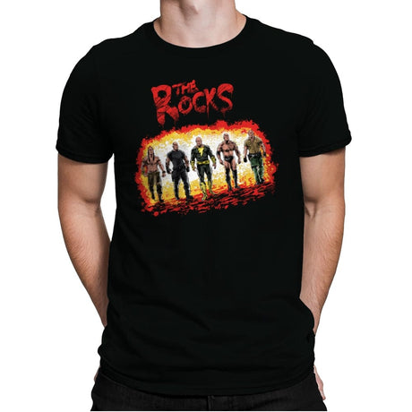 The Rocks - Mens Premium T-Shirts RIPT Apparel Small / Black