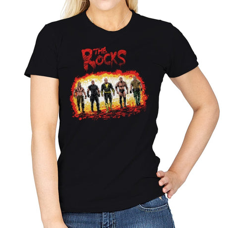 The Rocks - Womens T-Shirts RIPT Apparel Small / Black