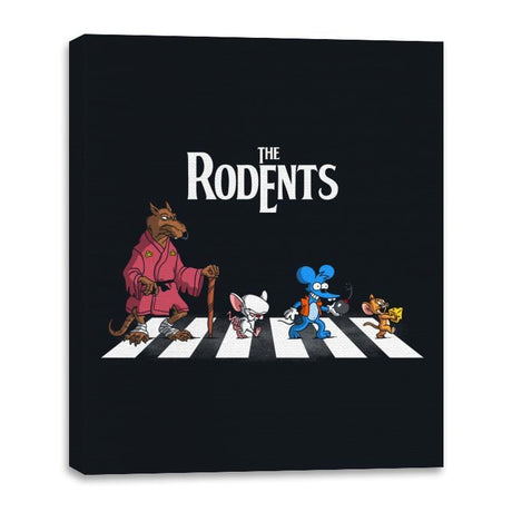 The Rodents - Canvas Wraps Canvas Wraps RIPT Apparel 16x20 / Black