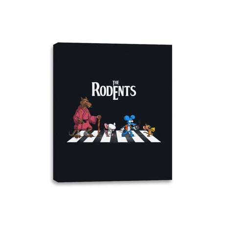 The Rodents - Canvas Wraps Canvas Wraps RIPT Apparel 8x10 / Black