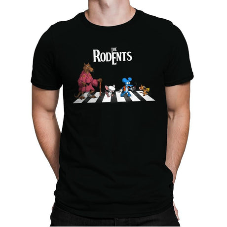 The Rodents - Mens Premium T-Shirts RIPT Apparel Small / Black