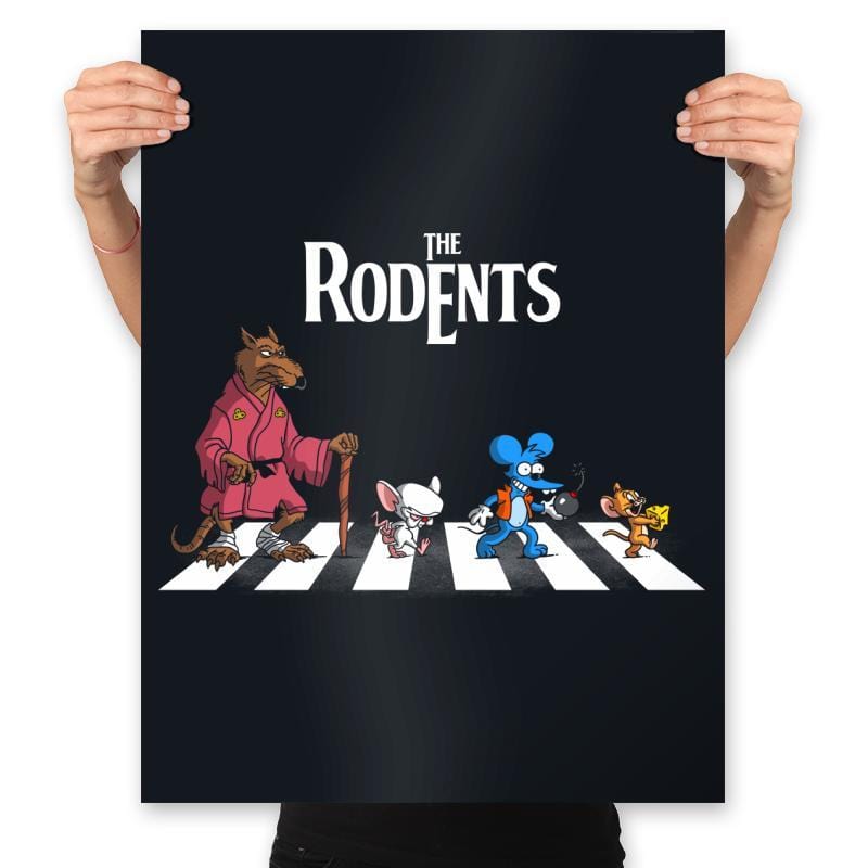 The Rodents - Prints Posters RIPT Apparel 18x24 / Black